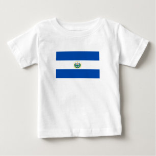 T-shirt Pour Bébé Drapeau d'El Salvador