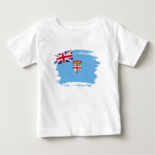 T-shirt Pour Bébé Drapeau des Fidji