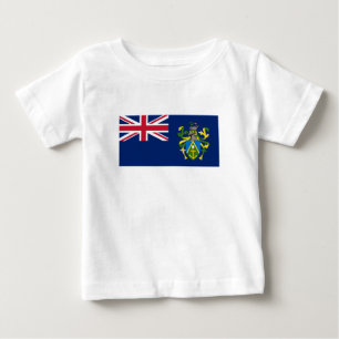 T-shirt Pour Bébé Drapeau des îles Pitcairn