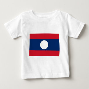 T-shirt Pour Bébé Drapeau des Laotiens - drapeau laotien - ທຸງຊາດລາວ