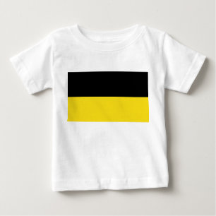 T-shirt Pour Bébé Drapeau du Bade-Wurtemberg (État allemand)
