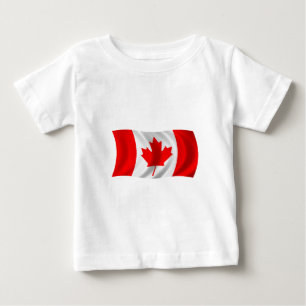 T-shirt Pour Bébé Drapeau du Canada
