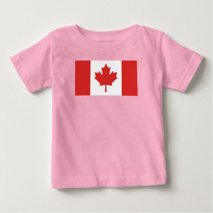 T-shirt Pour Bébé Drapeau du Canada