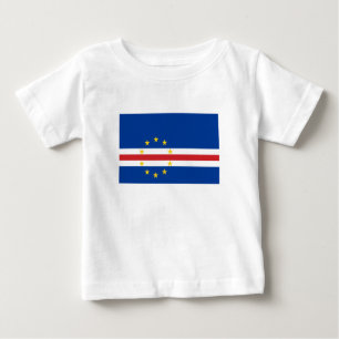 T-shirt Pour Bébé Drapeau du Cap-Vert