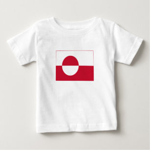 T-shirt Pour Bébé Drapeau du Groenland