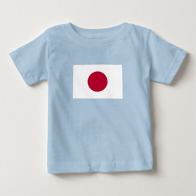 T-shirt Pour Bébé Drapeau du Japon (Devant)