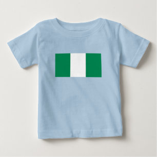 T-shirt Pour Bébé Drapeau du Nigéria