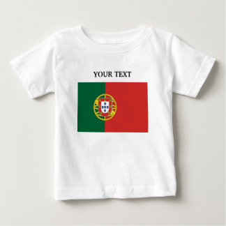 T-shirt Pour Bébé Drapeau du Portugal