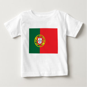 T-shirt Pour Bébé Drapeau du Portugal