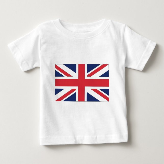 T-shirt Pour Bébé Drapeau du Royaume-Uni (Devant)