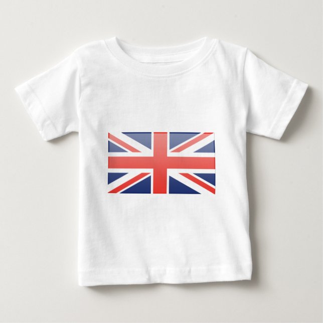 T-shirt Pour Bébé Drapeau du Royaume-Uni (Devant)