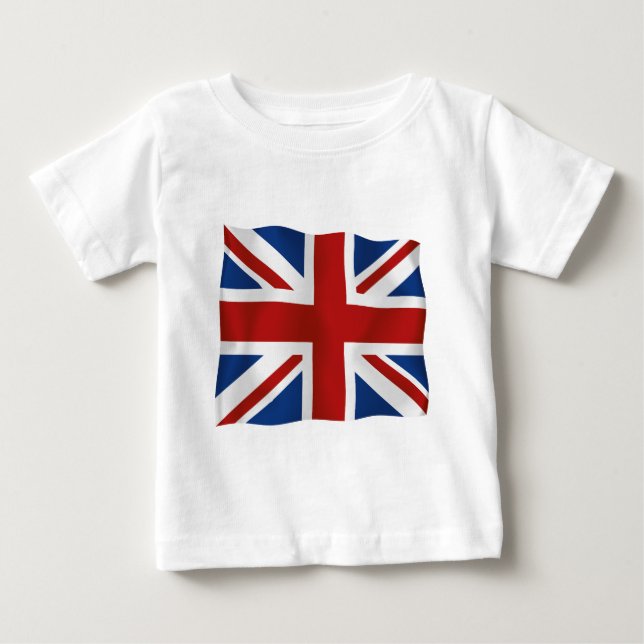 T-shirt Pour Bébé Drapeau du Royaume-Uni (Devant)