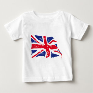 T-shirt Pour Bébé Drapeau du Royaume-Uni