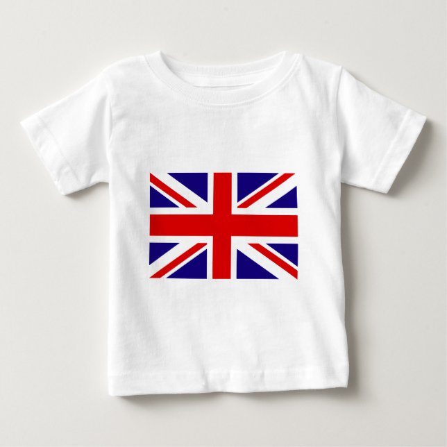 T-shirt Pour Bébé Drapeau du Royaume-Uni (Devant)