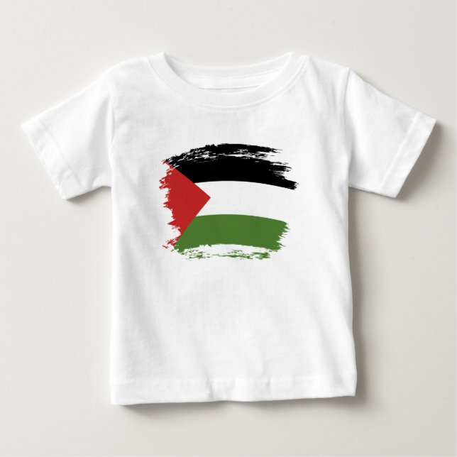 T-shirt Pour Bébé drapeau du Soudan (Devant)