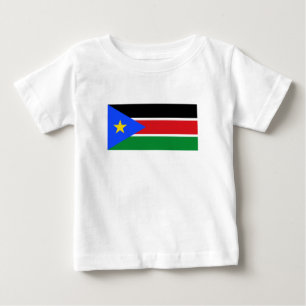T-shirt Pour Bébé Drapeau du Soudan du Sud