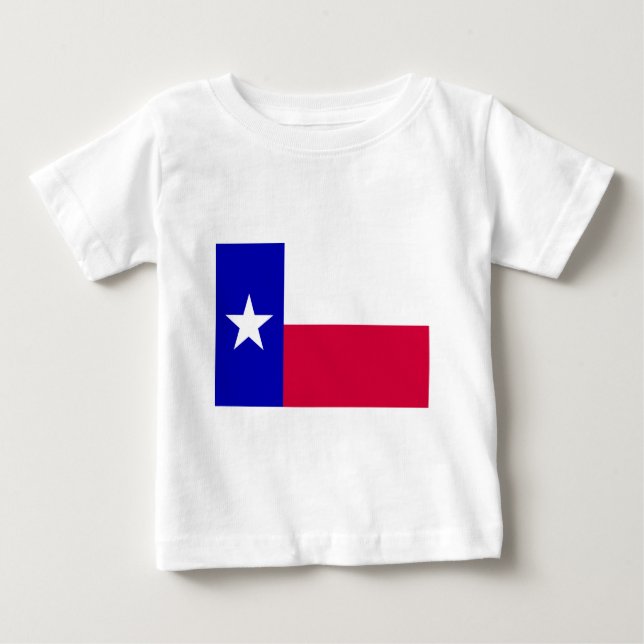 T-shirt Pour Bébé Drapeau du Texas (Devant)