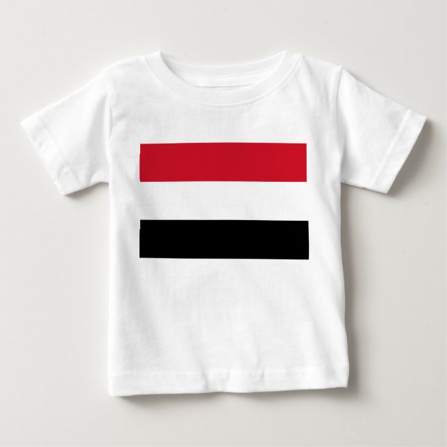 T-shirt Pour Bébé Drapeau du Yémen (Devant)