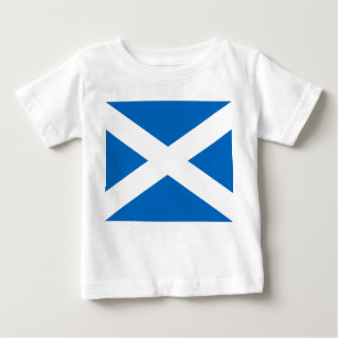 T-shirt Pour Bébé Drapeau écossais de la Croix de Saint-André