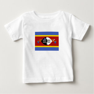 T-shirt Pour Bébé Drapeau Eswatini