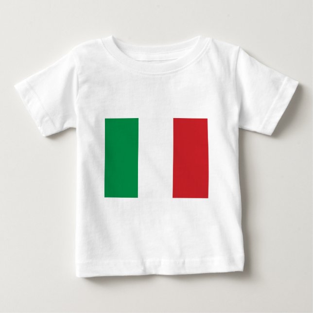 T-shirt Pour Bébé Drapeau italien (Devant)