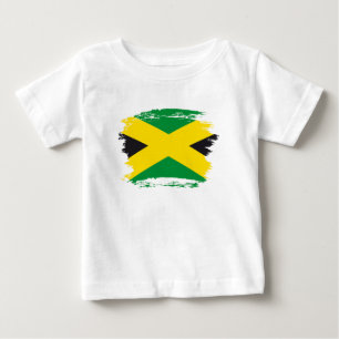 T-shirt Pour Bébé Drapeau jamaïcain