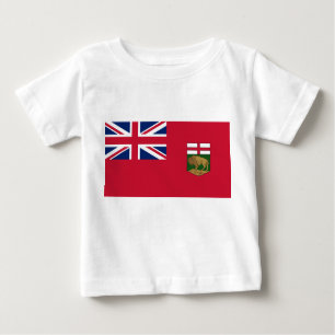 T-shirt Pour Bébé Drapeau Manitoba
