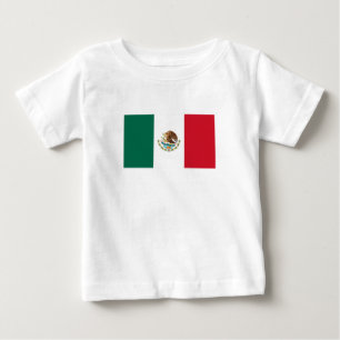 T-shirt Pour Bébé Drapeau mexicain