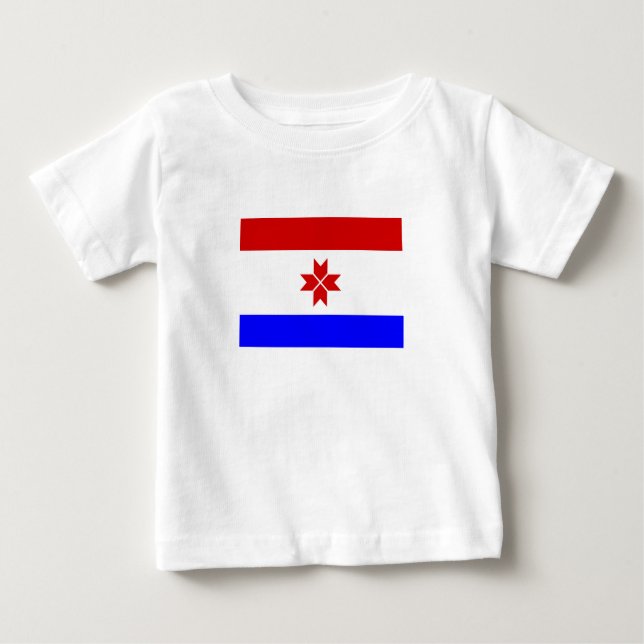 T-shirt Pour Bébé Drapeau Mordovia (Devant)