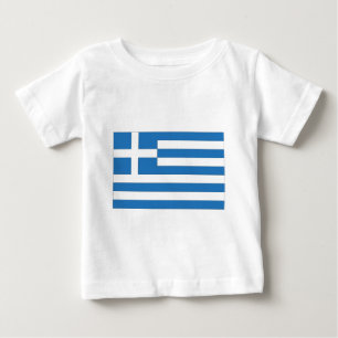 T-shirt Pour Bébé Drapeau national de la Grèce