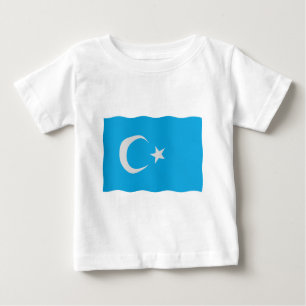 T-shirt Pour Bébé Drapeau ouïghour