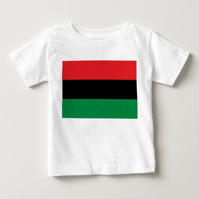 T-shirt Pour Bébé Drapeau panafricain de l'UNIA (Devant)