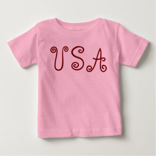 T-shirt Pour Bébé Drapeau patriotique américain