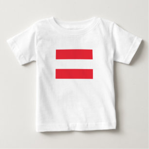 T-shirt Pour Bébé Drapeau patriotique autrichien