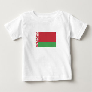 T-shirt Pour Bébé Drapeau patriotique biélorusse