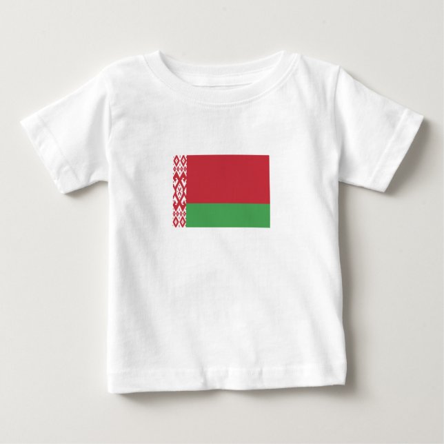 T-shirt Pour Bébé Drapeau patriotique biélorusse (Devant)