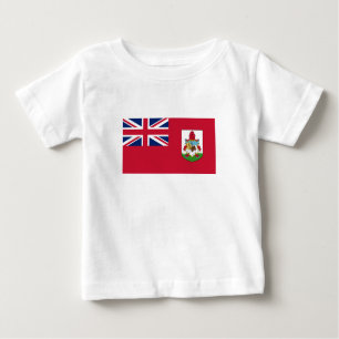 T-shirt Pour Bébé Drapeau patriotique des Bermudes
