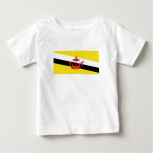 T-shirt Pour Bébé Drapeau patriotique du Brunei