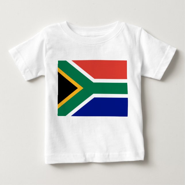 T-shirt Pour Bébé Drapeau sud-africain (Devant)