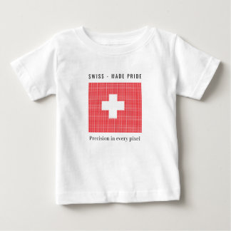 T-shirt Pour Bébé Drapeau suisse