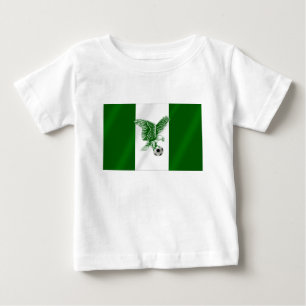 T-shirt Pour Bébé Drapeau superbe nigérien d'Eagles du Nigéria