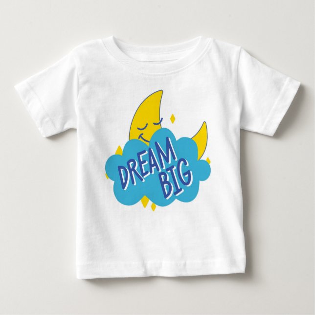 T-shirt Pour Bébé Dream Big, Little One : Minuscule Dreamer Edition (Devant)