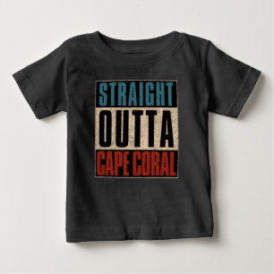 T-shirt Pour Bébé Droit devant Cape Coral Floride FL