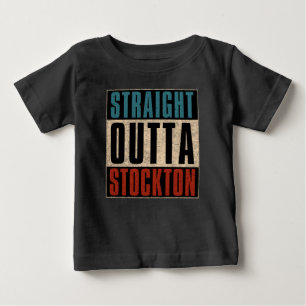 T-shirt Pour Bébé Droit devant Stockton California CA
