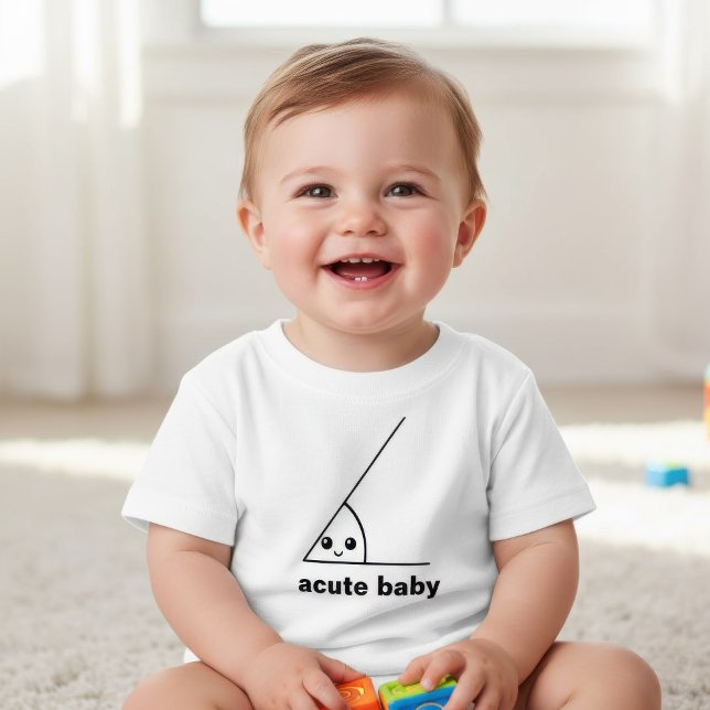 T-shirt Pour Bébé Drôle angle aigu geeky (Créateur téléchargé)