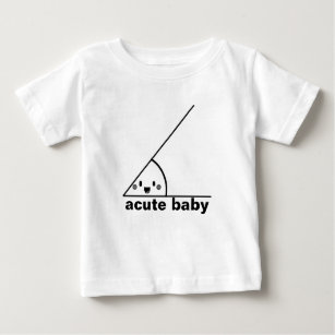 T-shirt Pour Bébé Drôle angle aigu geeky