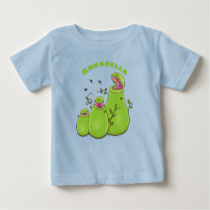 T-shirt Pour Bébé Drôle carnivore carnivore carnivore plante dessin