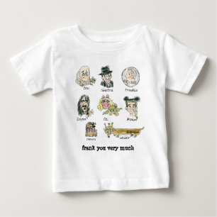 T-shirt Pour Bébé Drôle Cartoon Frank Vous Beaucoup