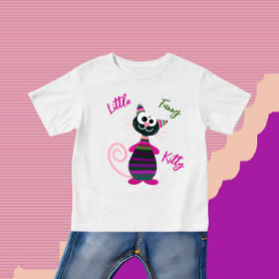 T-shirt Pour Bébé Drôle chat coloré