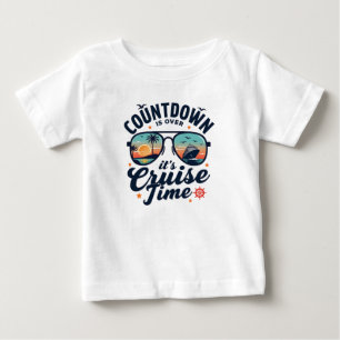 T-shirt Pour Bébé Drôle compte à rebours de croisière est terminé C'